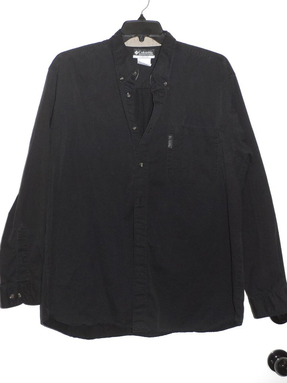 Columbia Black  Casual Button Down Shirt - Size XXL